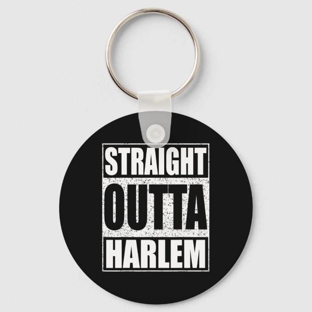 Porte-clés Droit devant Harlem (Recto)