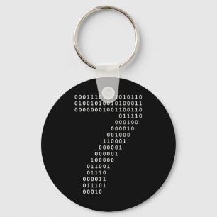 Porte-clés Drôle 67 Mème Code Binaire Tech Geek Numérique Six