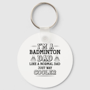 Porte-clés Drôle Badminton Papa Chemise Hommes Badminton Joue