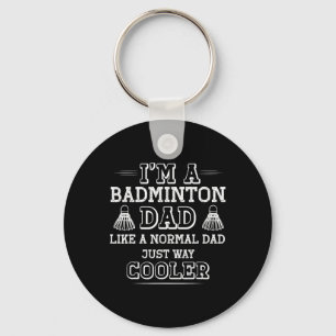 Porte-clés Drôle Badminton Papa Chemise Hommes Femmes Badmint