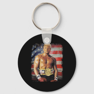 Porte-clés Drôle Boxer Trump Trump Rocky Meme