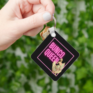Porte-clés Drôle Bunco Queen Vintage
