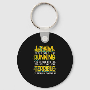 Porte-clés Drôle cadeau de natation pour nageur