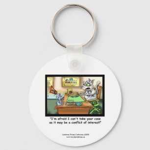 Porte-clés Drôle Chat & Avocat Drôle Porte - clé