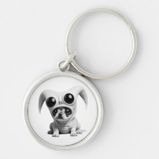 Porte-clés Drôle chien alien