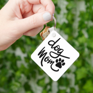 Porte-clés Drôle Chien Paw Chien Maman