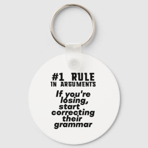Porte-clés Drôle Citation humoristique Grammaire Anglais Ense