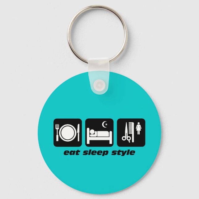 Porte-clés Drôle coiffeur (Recto)