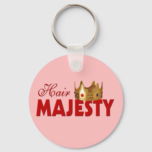 Porte-clés Drôle coiffeuse (Recto)