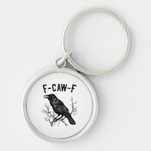 Porte-clés Drôle Corbeau Oiseau Hommes Femmes