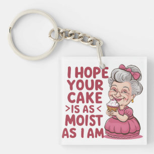 Porte-clés Drôle Cupcake Baking Grandma cite Cupcake Lover