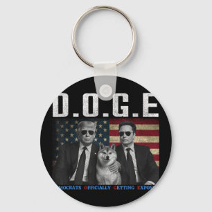 Porte-clés Drôle D.o.g.e Démocrates Doge Officiellement Se Dé