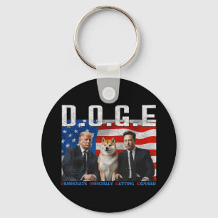 Porte-clés Drôle D.o.g.e Démocrates Doge Officiellement Se Dé