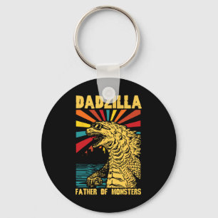 Porte-clés Drôle Dadzilla père des monstres Vintage Père