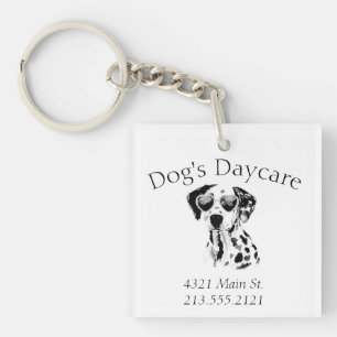 Porte-clés Drôle Dalmatien Chien d'affaires