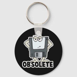 Porte-clés drôle de disquette obsolète