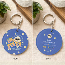 Porte-clés drôle de grande gueule pour la fête des