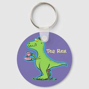 Porte-clés Drôle dessin animé de dinosaure T rex