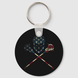 Porte-clés Drôle drôle Vintage américain Drapeau crosse Usa S