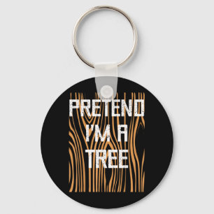 Porte-clés Drôle Facile Paresseux Halloween Prétendre Un Tron