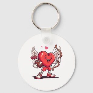 Porte-clés Drôle Footll Saint-Valentin Garçons Enfants Filles