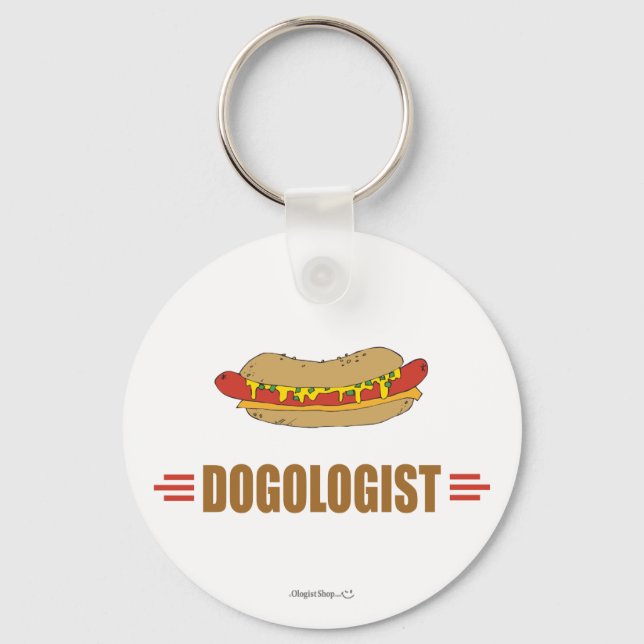 Porte-clés Drôle Hot Dog (Recto)
