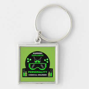 Porte-clés Drôle Ingénieur Chimique Cadeaux