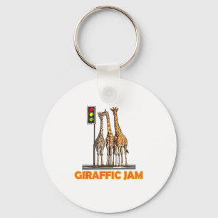 Porte-clés Drôle Jam de la Giraffe de Pun