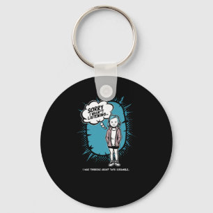 Porte-clés Drôle je n'écoutais pas Tofu Scramble Design Vega