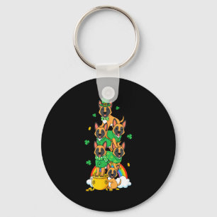 Porte-clés Drôle malinois belge saint patrick femmes hommes