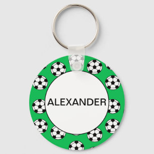 Porte-clés Drôle Motif de balle de football