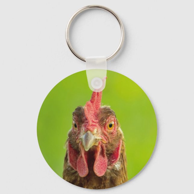 Porte-clés Drôle poulet - Porte - clé (Recto)