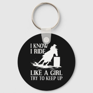 Porte-clés Drôle Rrel Racing Cadeau Pour Femmes Filles Horse