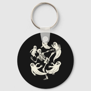 Porte-clés Drôle Skeleton Karate Amateurs Éffrayant Halloween