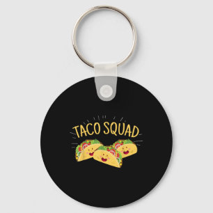 Porte-clés Drôle Taco Squad mignonne Nourriture Mexicaine Ama