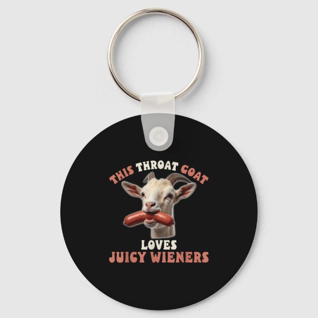 Porte-clés Drôle Throat Chèvre hirondelle Jules Wieners Inapp (Recto)