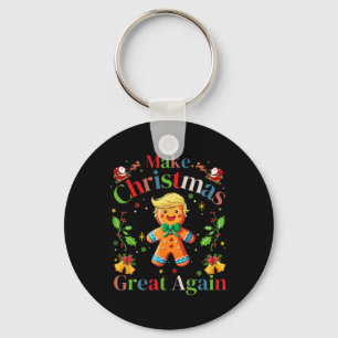 Porte-clés Drôle Trump Gingerbread Homme Rendre Noël Super Un