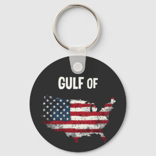 Porte-clés Drôle Trump USA Carte Drapeau