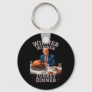 Porte-clés Drôle Trump Winner Dîner Turquie Thanksgivi