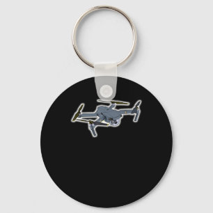 Porte-clés Drone Pilote Quadcopter Pilote Drone