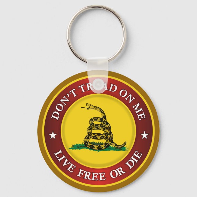Porte-clés DTOM -Live Free Ou Die (Recto)