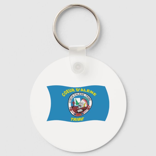 Porte-clés du drapeau de Coeur d'Alene (Recto)