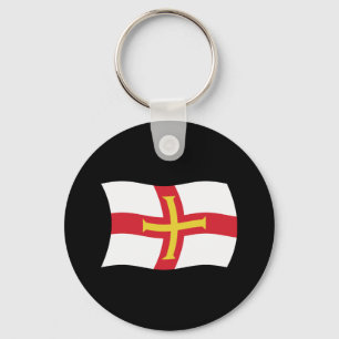 Porte-clés du drapeau de Guernesey