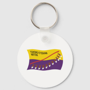Porte-clés du drapeau de la nation Tohono O'odham