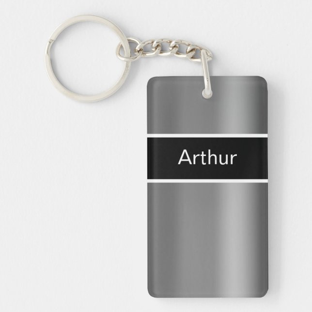 Porte - clés du monogramme des hommes (Devant)