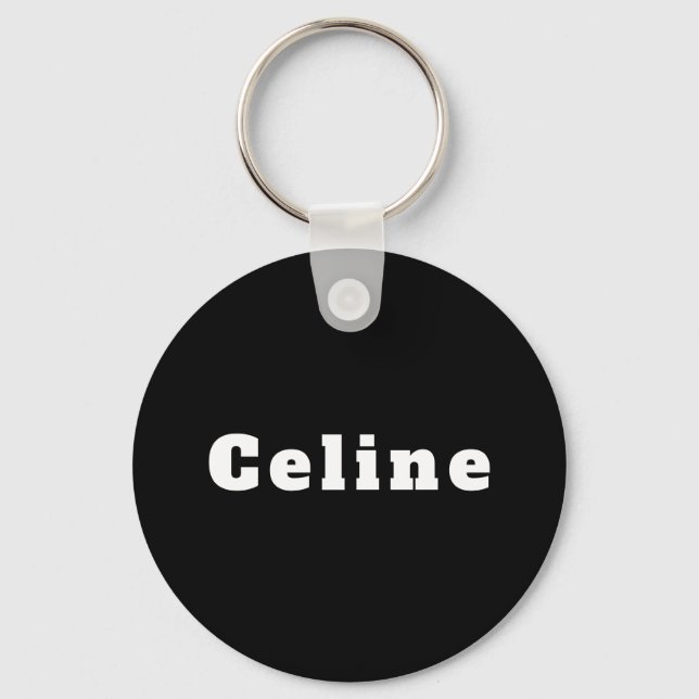 Porte-clés du nom Celine (Recto)