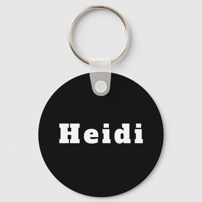 Porte-clés du nom de Heidi (Recto)