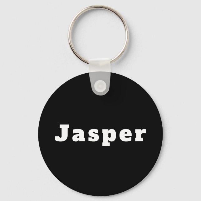 Porte-clés du nom de Jasper (Recto)