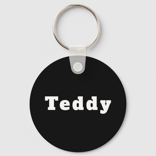 Porte-clés du nom de Teddy (Recto)