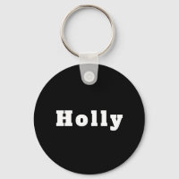 Porte-clés du nom d'Holly